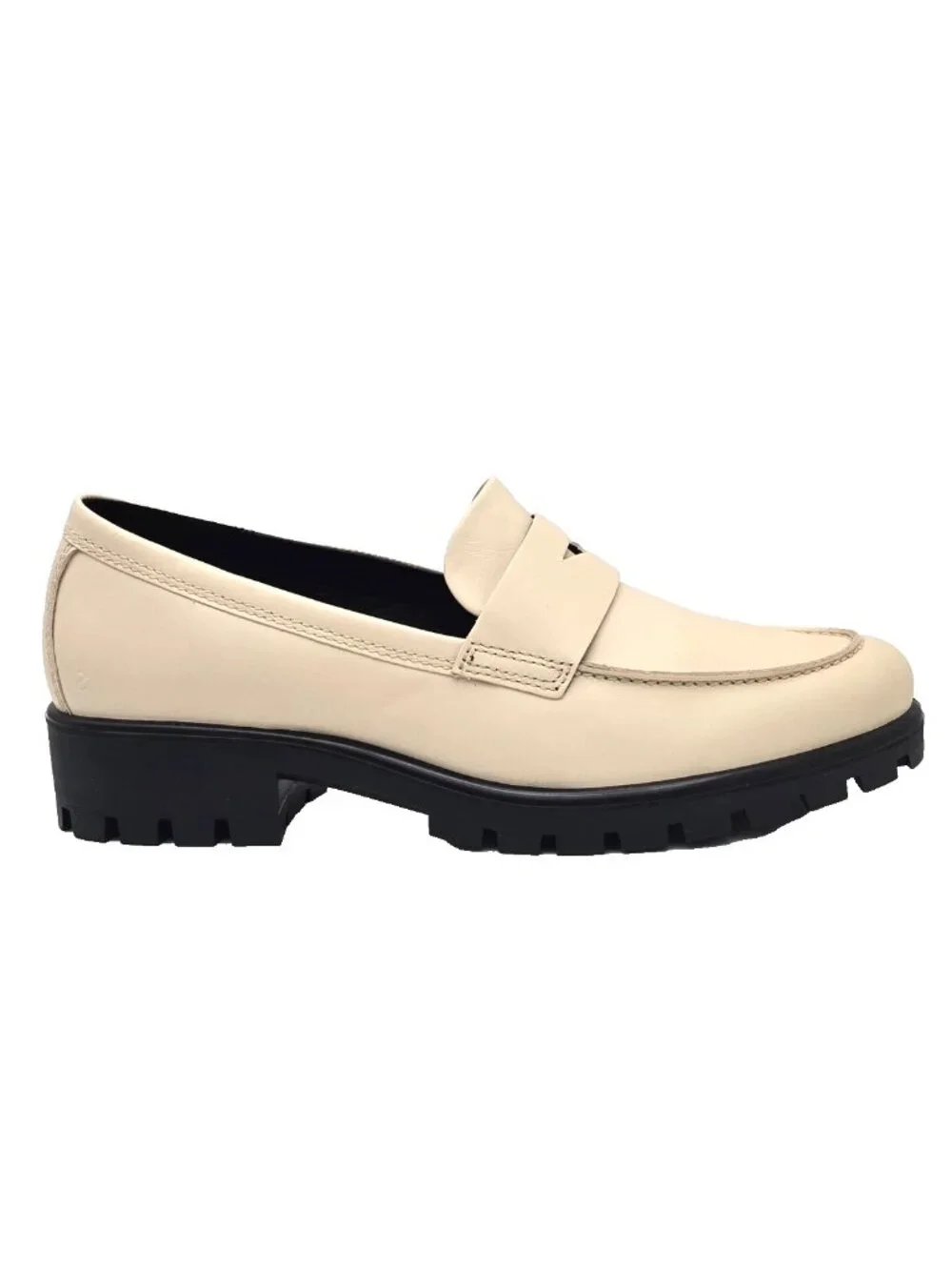 ECCO Modtray Limestone Moc Toe Penny Loafer Women's Size 11-11.5 New!